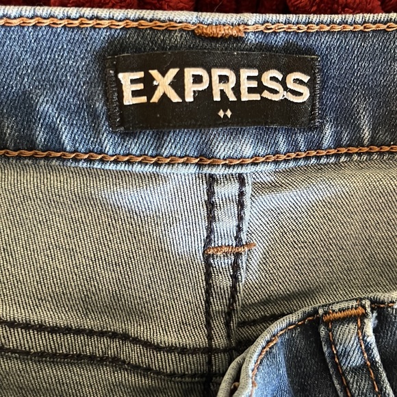Express denim Bermuda shorts - Picture 3 of 4